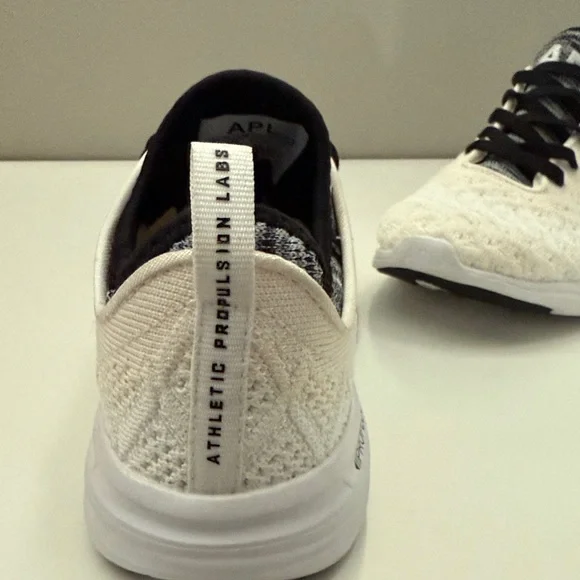 APL Off-White and Black Athletic Shoes - Picture 8 of 8